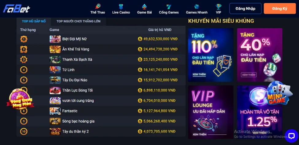 Hình ảnh minh họa các quy tắc chơi và đặt cược công bằng tại CM88 Bet